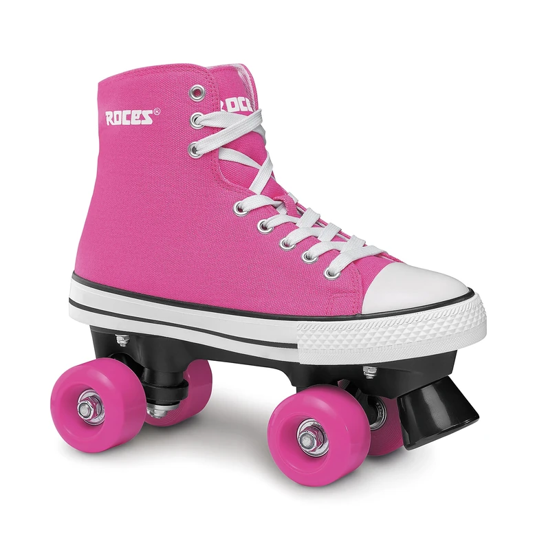 Roces Classic Children Chuck Roller Skating Roller Skate Street, Children's, Chuck Classic Roller, Deep Pink, 12½ jr UK