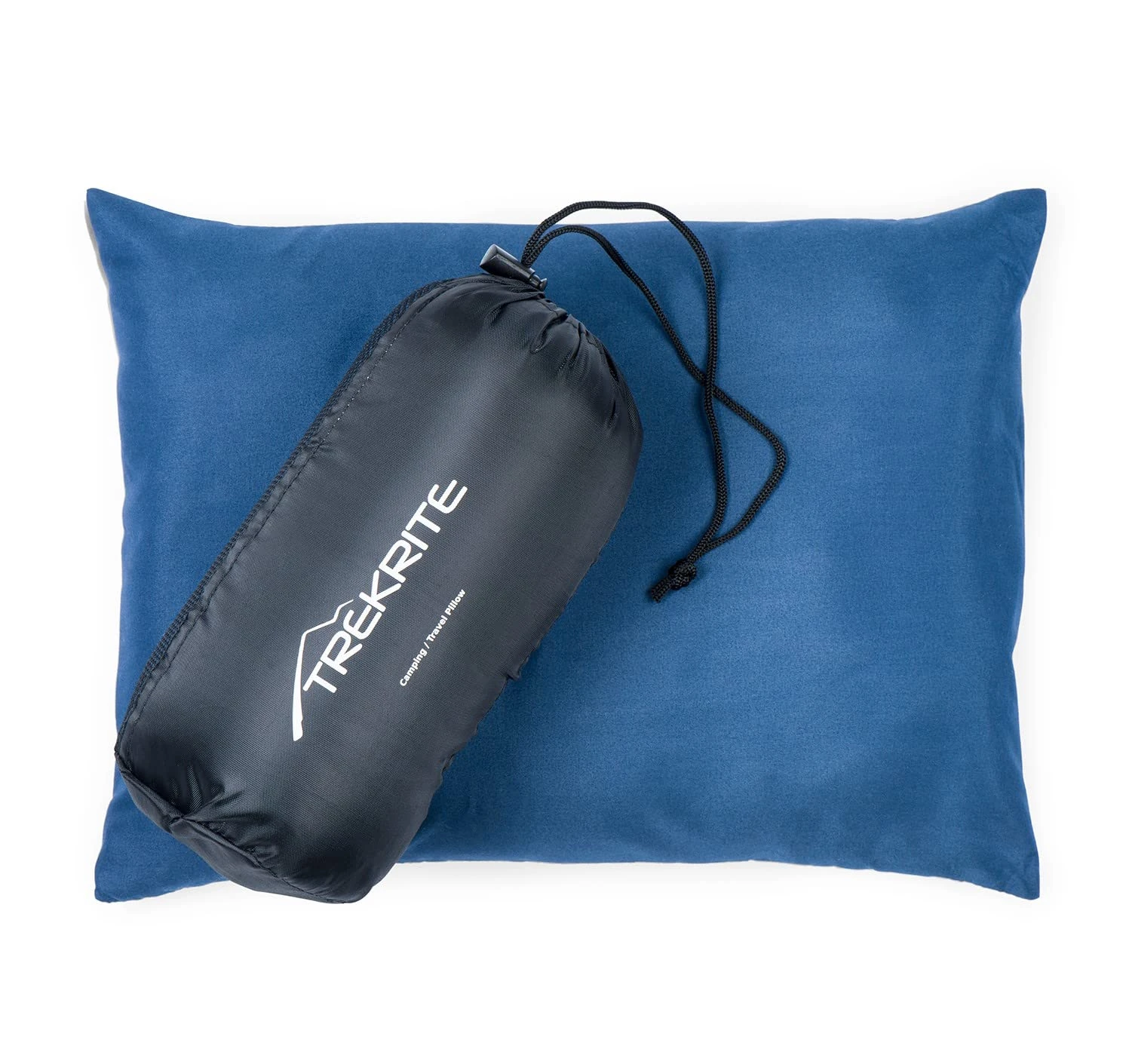 Trekrite Small Travel and Camping Pillow – Compact/Pack Away Cushion with Removable Washable Cover