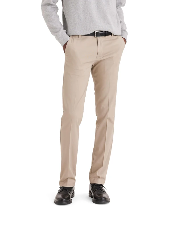 Dockers Men's Slim Fit Easy Khaki Pants, Timberwolf, 31W x 30L