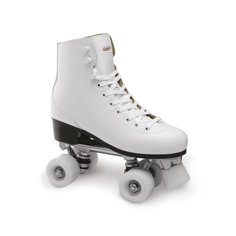 Roces RC2 Classic Roller Skating Roller Skate Artistic, Unisex, RC2 Classicroller, White, 6 UK (39 EU)