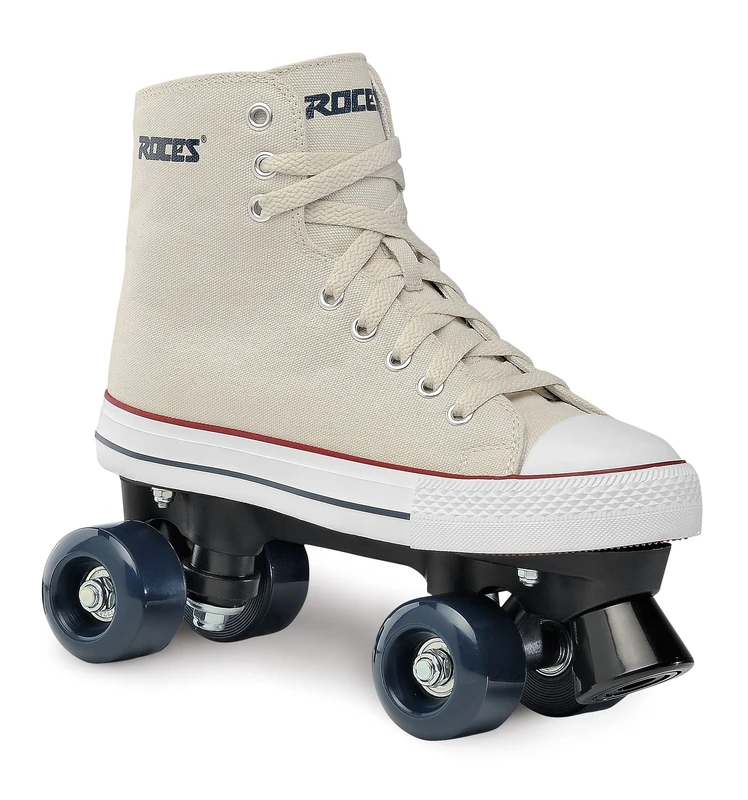Roces Classic Children Chuck Roller Skating Roller Skate Street, Children's, Chuck Classic Roller, cream, 3½ UK