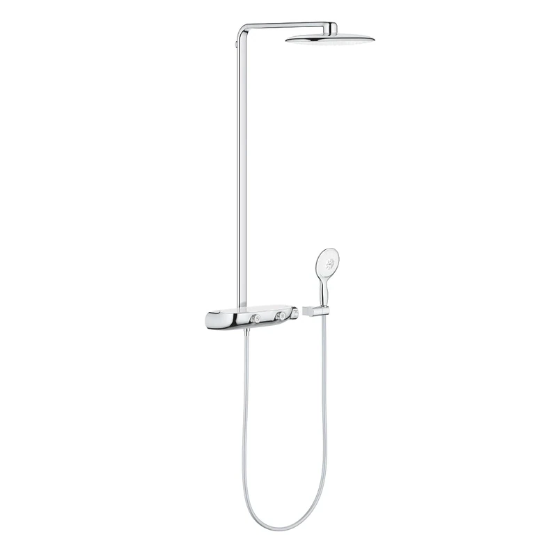 Grohe Rainshower System SmartControl 360 Mono Shower System with Thermostat for Wall Mounting – 1 Piece 26361LS0