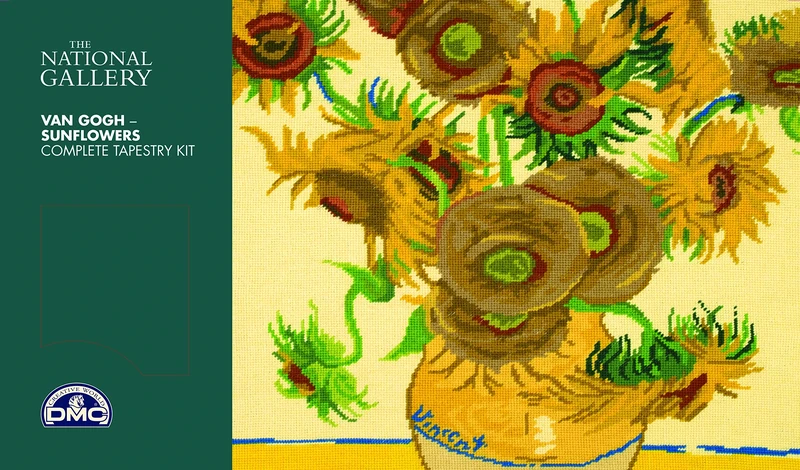 DMC National Gallery Tapestry Kit - Sunflowers – Van Gogh,