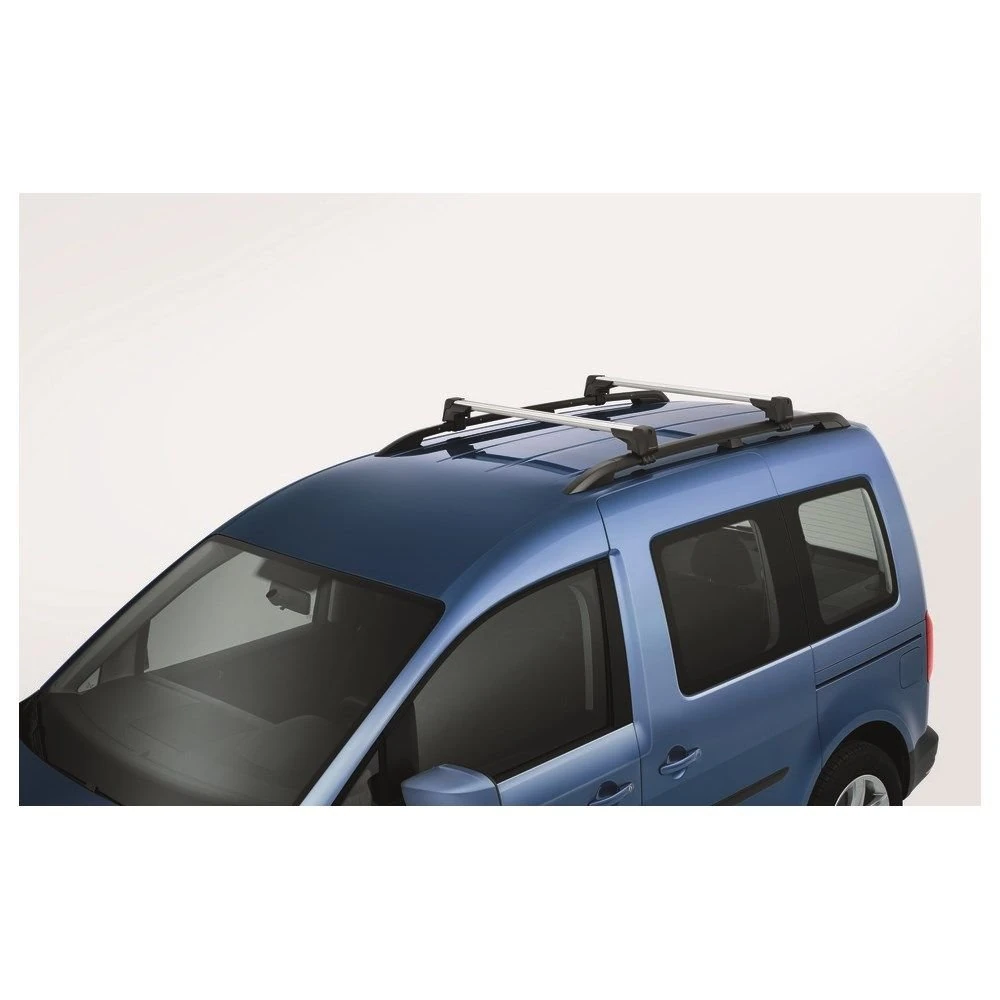 Original VW Caddy (2K, model year 2011-2015), basic carrier, load bars, roof rack, roof rails, silver T-nut, 2K5071151A.