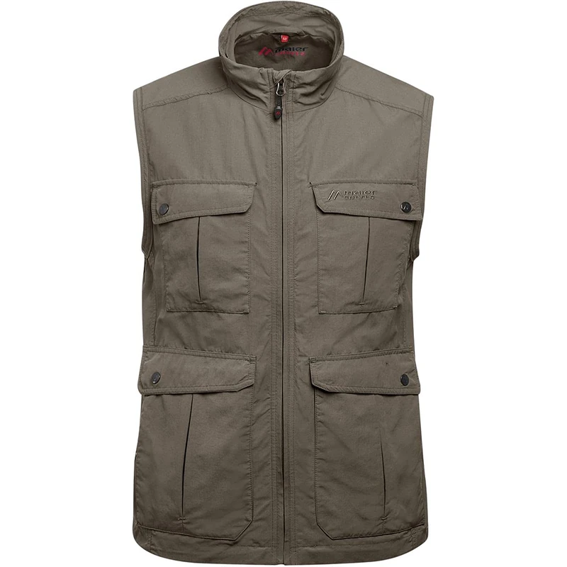 Maier Sports Men's Valdemar, Men, Waistcoat, 129014, teak, 68