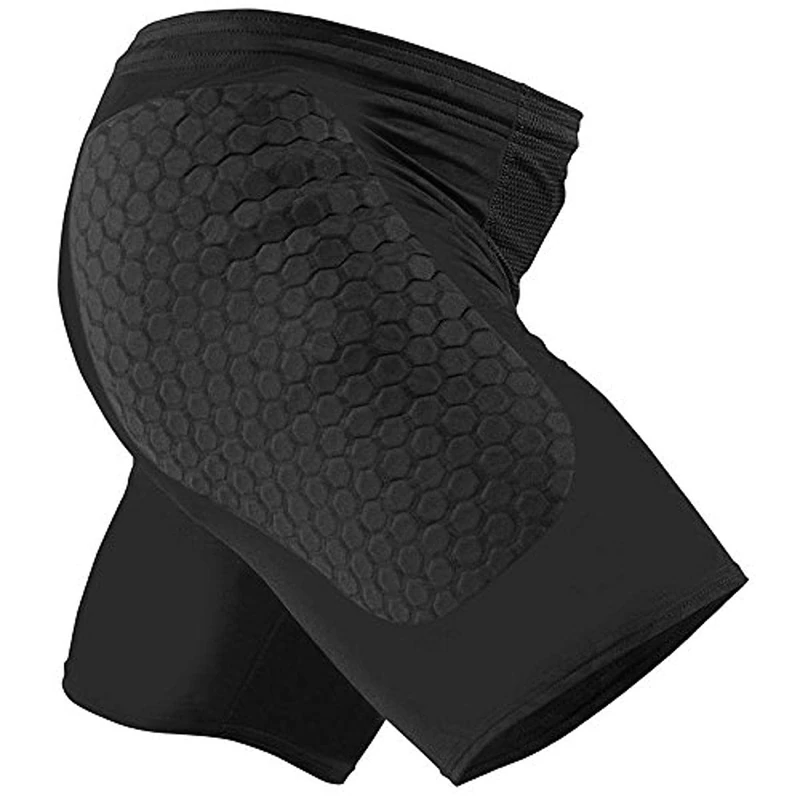 McDavid Men's Hex Sliding Compression Short, Black, XXL