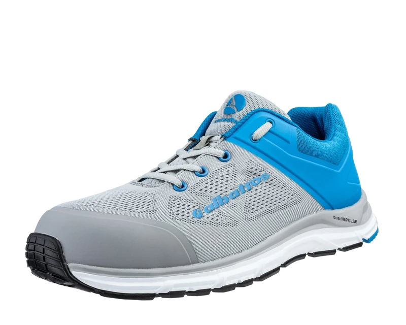 Albatros 646610-351-43 Shoes "Lift Blue Impulse", Size: 8.5, blue/black - EN safety certified