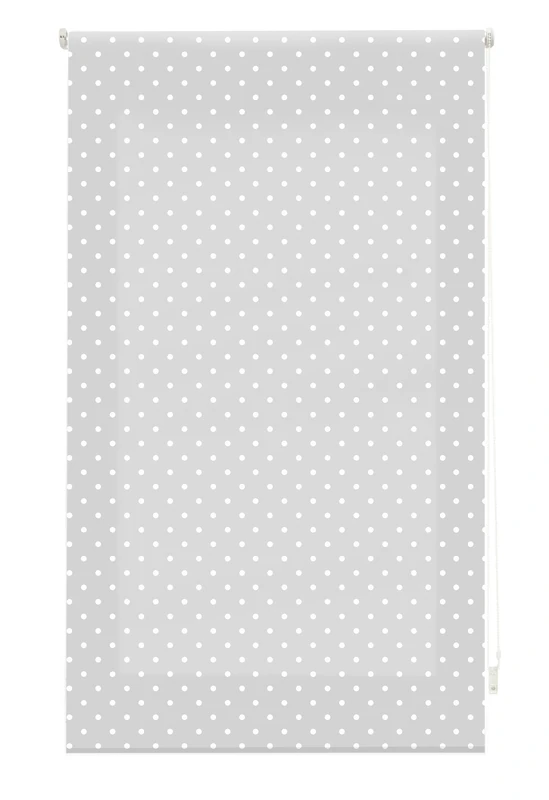 blindecor Fabric Roller Blind Stains Grey 100 x 250 cm
