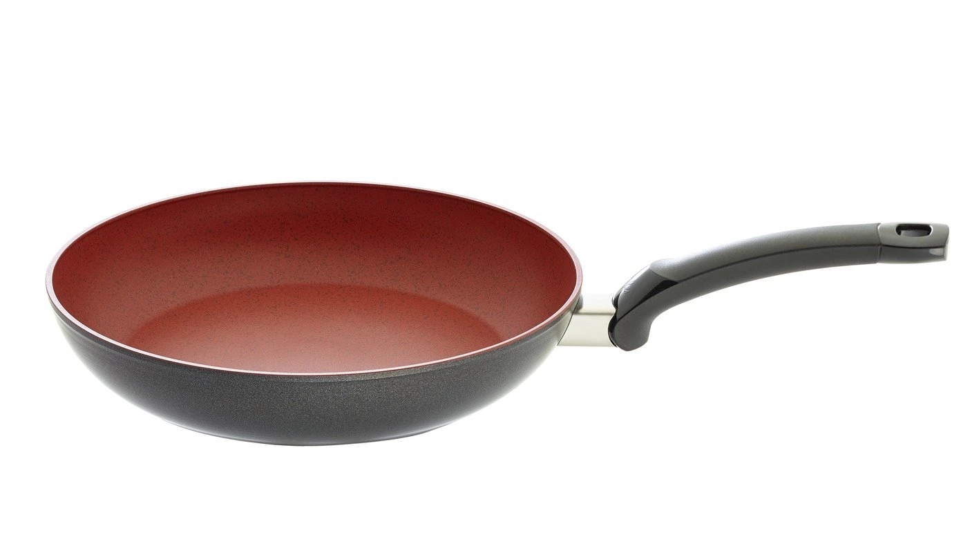 Fissler SensoRed aluminium pan, 20 cm diameter, induction suitable, non-stick pan, red, aluminium, red, 20 cm