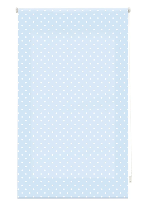 blindecor Specks Roller, Fabric, Blue, 160 x 180 cm - Image 1