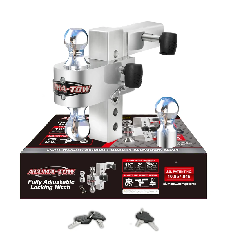 Uriah Products Aluma-Tow 6" Drop Ball Mount for 2" Receiver (UT623410)