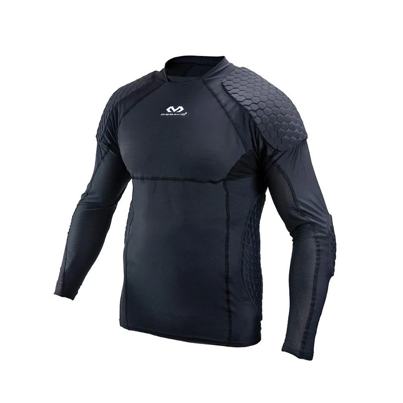 McDavid Unisex's HEX Goalkeeper Shirt EXTREME, Black, Small