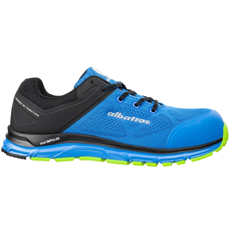 Albatros 646610-351-47 Shoes "Lift Blue Impulse", Size: 11.5, blue/black - EN safety certified - Image 1