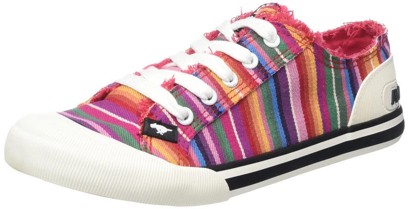 Rocket Dog Women's Jazzin Sneaker, Eden Red, 4.5 UK