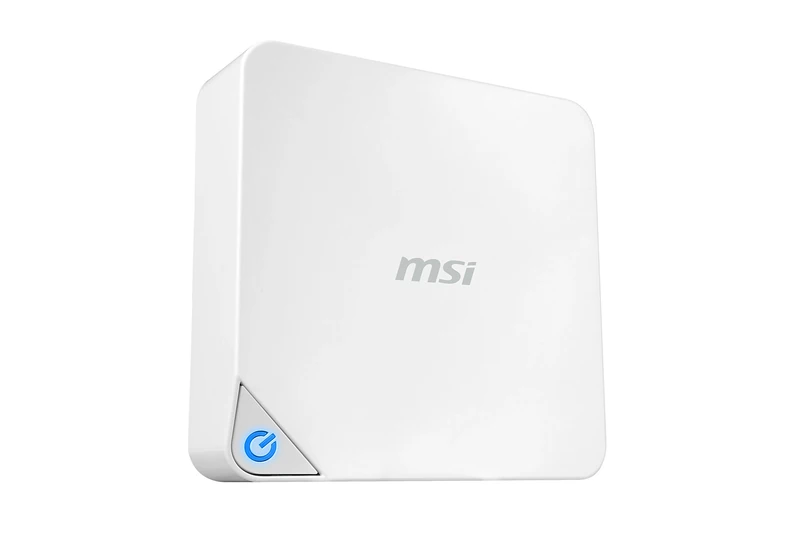 MSI Cubi Mini Desktop PC - (White) (Intel Celeron 3215U 1.70 GHz, 4 GB RAM, Windows 10)