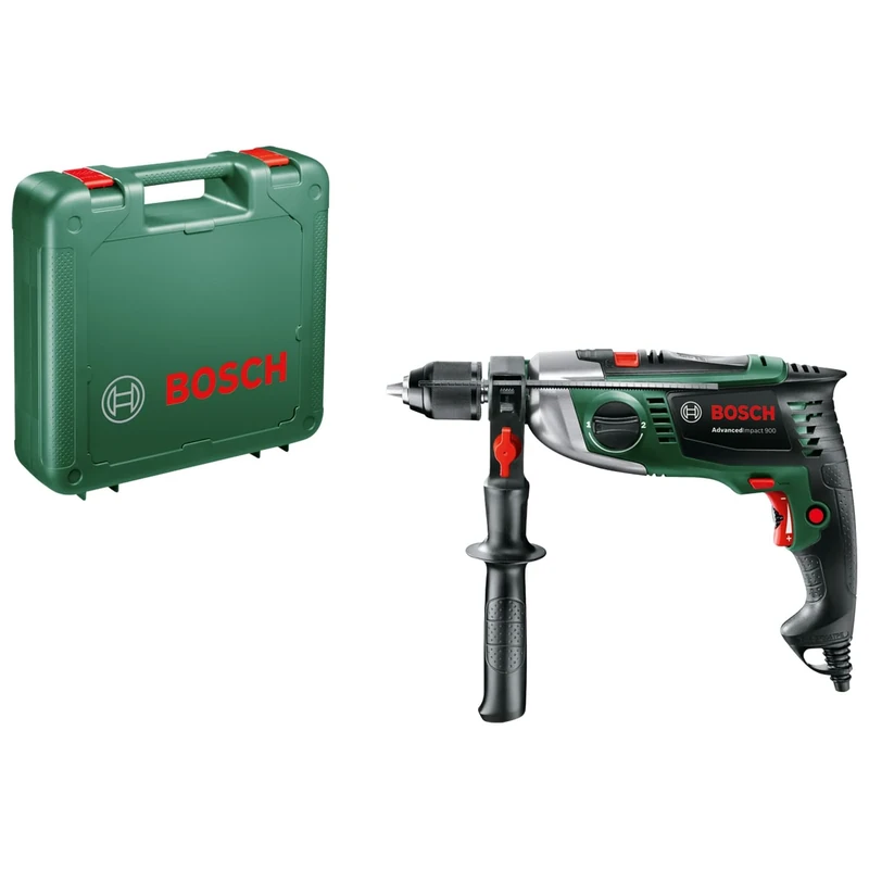 Bosch Home and Garden Impact Drill AdvancedImpact 900 (900 W, in Case), Black, 603174000