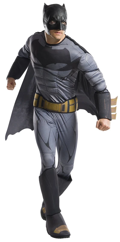 Rubies DC Justice League: Batman Costume for Adults, Men's Standard, Black, Default