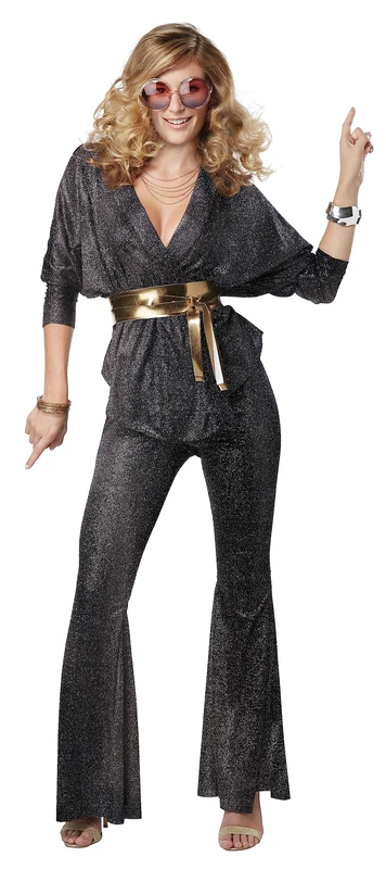 California Costumes Ladies Disco Dazzler Costume Dress size MEDIUM