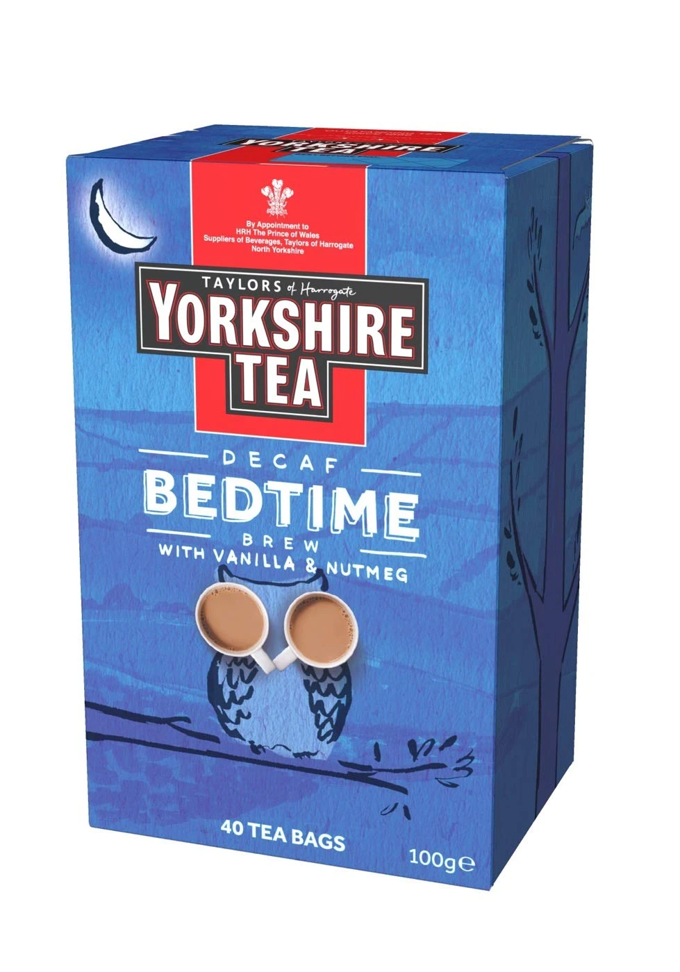 Taylors Of Harrogate Yorkshire Tea Decaf Bedtime Brew 40 Tea Bags 100g