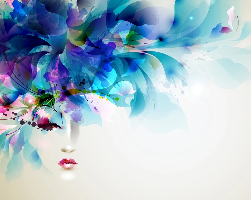 Wall Rogues WR50549 3 x 2.4 m "Beautiful Art" Mural Wallpaper - Blue