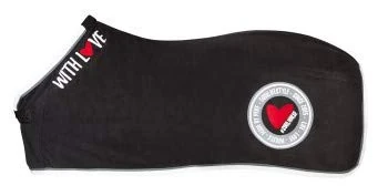 PFIFF SOULHORSE 102341-60-165 Fleece Blanket Horse Fleece Blanket One Size Black