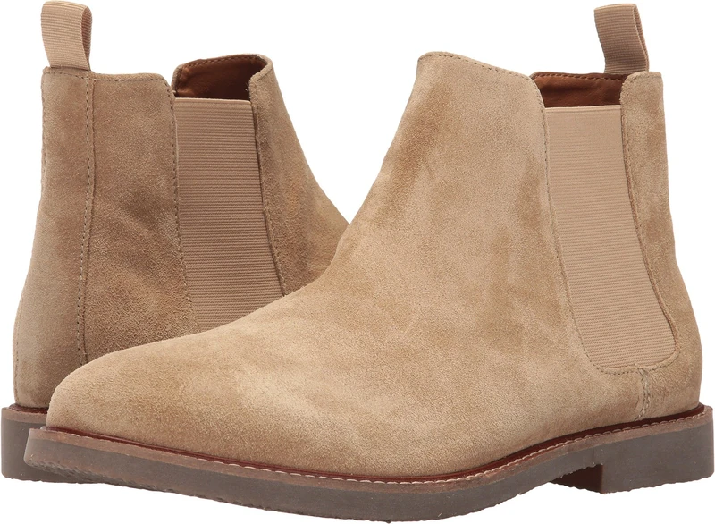 Steve Madden Men's Highline Chelsea Boot, Sand Suede, 7 UK