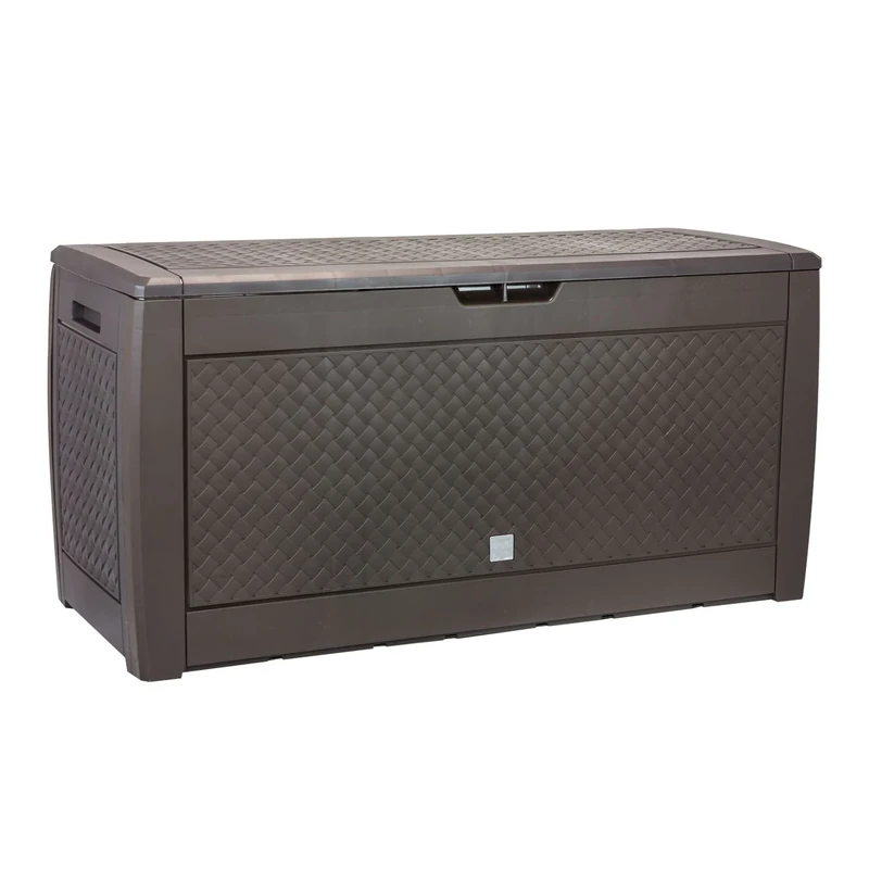 Prosper Plast MBM310-440U 119 x 48 x 60 cm "Boxe Matuba" Garden Container - Dark Brown