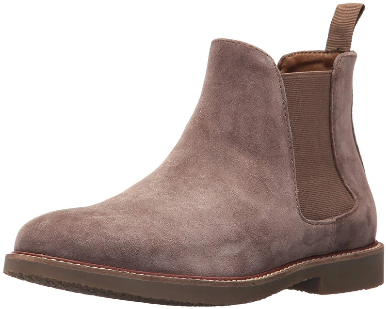 Steve Madden Men's Highline Chelsea Boot, Taupe Suede, 11.5 UK