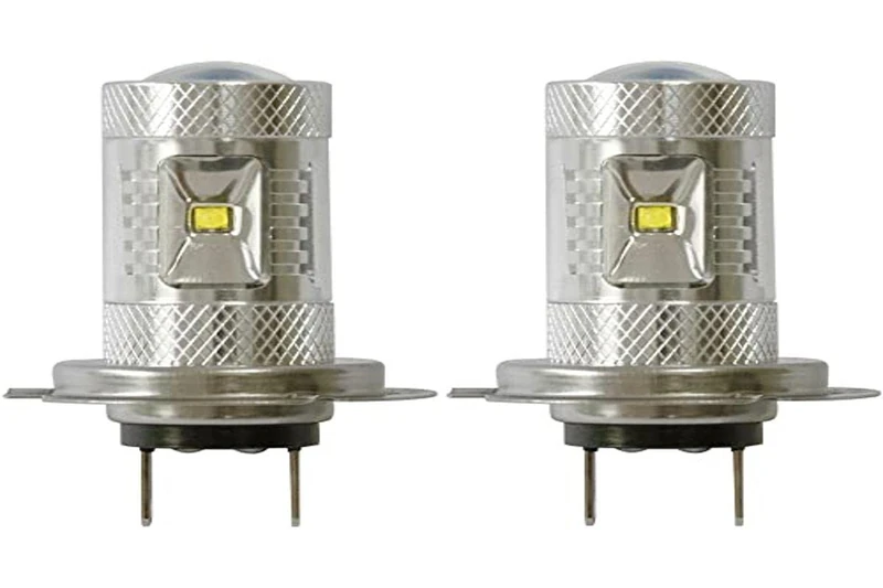 Ring Premium Rw477Fled 6000K Ice White 12V H7 477 Led Fog Light Lamp Bulbs - Pair