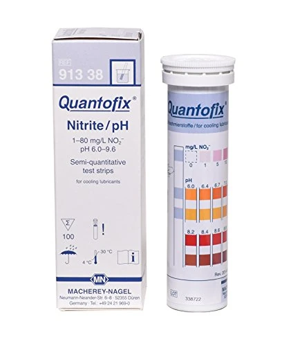 Quantofix 1138919 Nitrit/pH Test Stick for Cooling Lubricants, 6 mm x 95 mm, Pack of 100