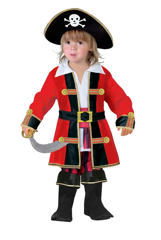 Ciao 14798.2-3 Captain Pirates Costume Child (Size 2-3 Years)