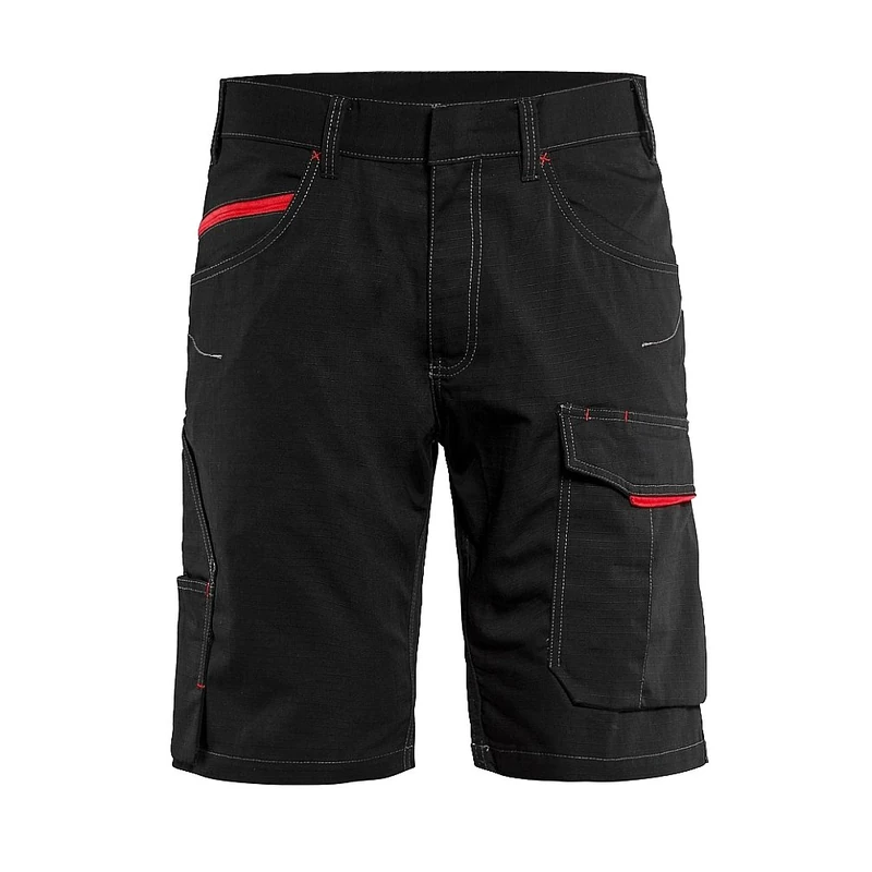 Blakläder 149913309956C48 Service Shorts, Black/Red, Size C48