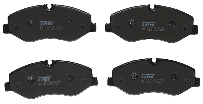 TRW GDB2103 Brake Pad Set of 4 for Mercedes-Benz Metris Van (W447) 2014 - Front Axle and Other Vehicles