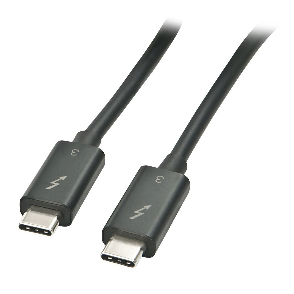 LINDY 0.5 m Thunderbolt 3 Cable - Black
