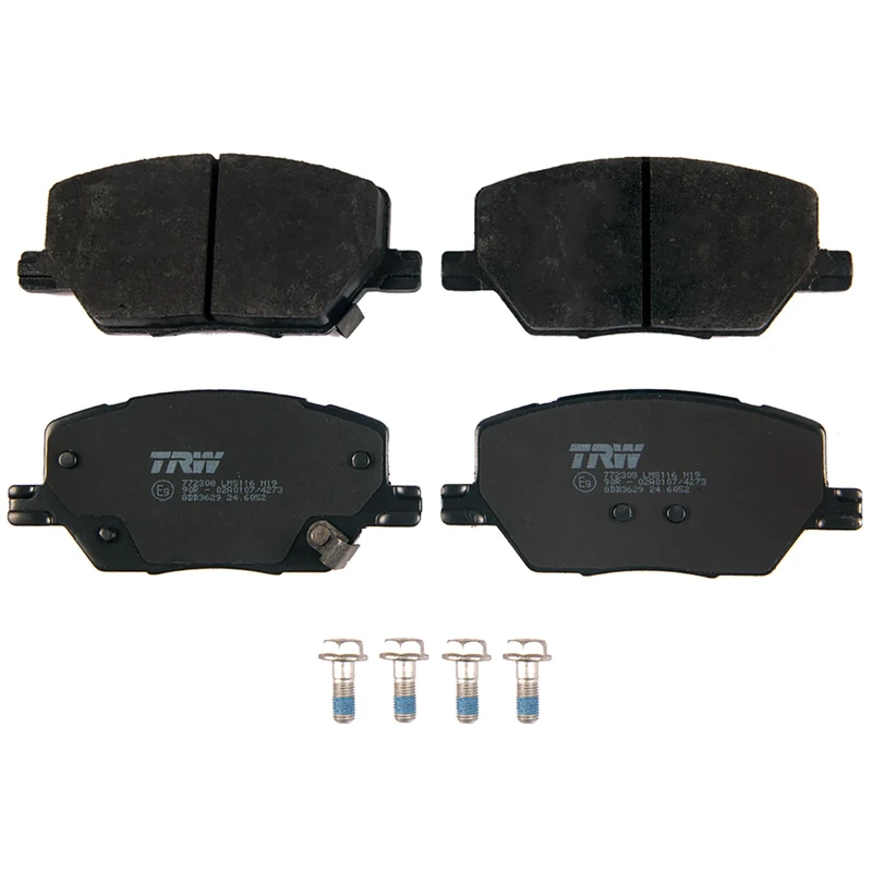 TRW GDB3629 Brake Pad Set of 4 for Fiat 500X (334_) 2014 - Front Axle and other vehicles