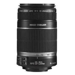 Canon EF-S 55-250mm f/4-5.6 IS Telephoto Zoom AF Lens for Selected Digital SLR (Renewed)