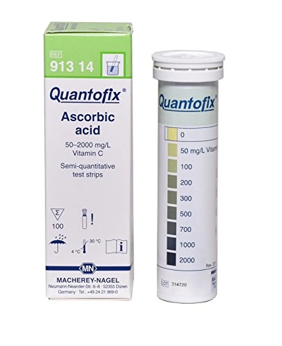 Quantofix 1110111 Ascorbic Acid Test Stick, 6 mm x 95 mm (Pack of 100)