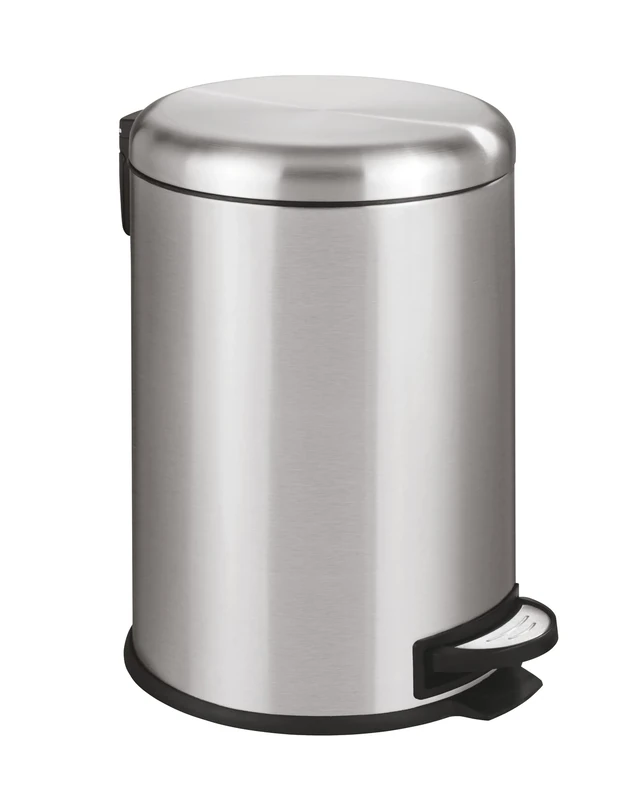 WENKO Pedal bin st./st.Leman Easy Close 20 l, stainless steel, INOX satiné