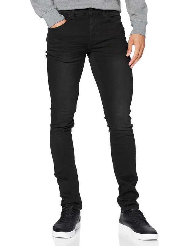 ONLY & SONS Men's Onsloom Black Jog 7451 Pk Noos Slim Jeans, Black, W30/L32
