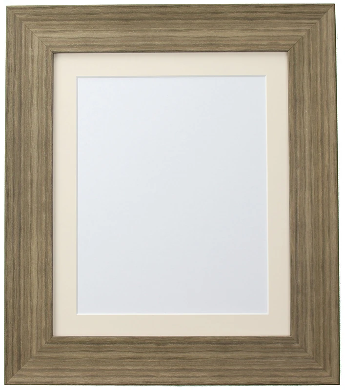 FRAMES BY POST Hygge Picture, Photo and Poster Frame, Plastic Glass, Bear Creek Brown with Ivory Mount, 30 x 20 Inches Image Size A2 - Image 1