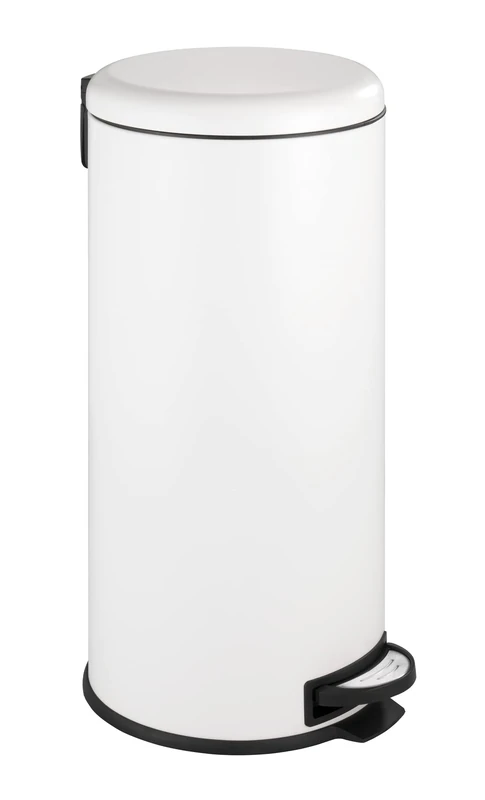 Wenko Pedal Bin Stainless Steel, stainless steel, white, 30 L
