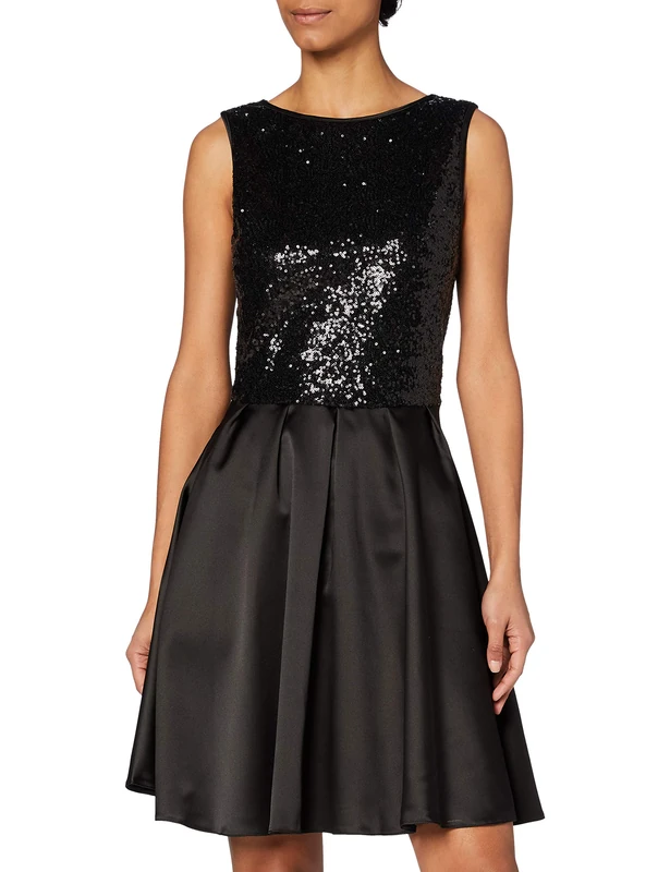 Hot Squash Women's Prom Party Dress, Black (Black 60), 16 (44 EU)