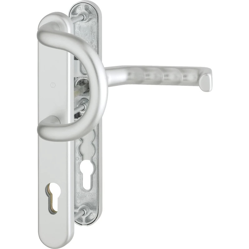 HOPPE 3071470 Liverpool Swing Fitting PZ 92 mm Front Door Set Silver Handle