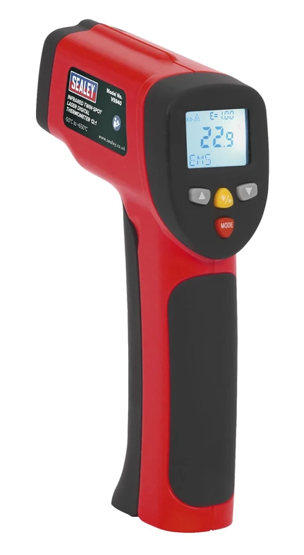 Sealey Vs940 Infrared Twin-Spot Laser Digital Thermometer 12:1