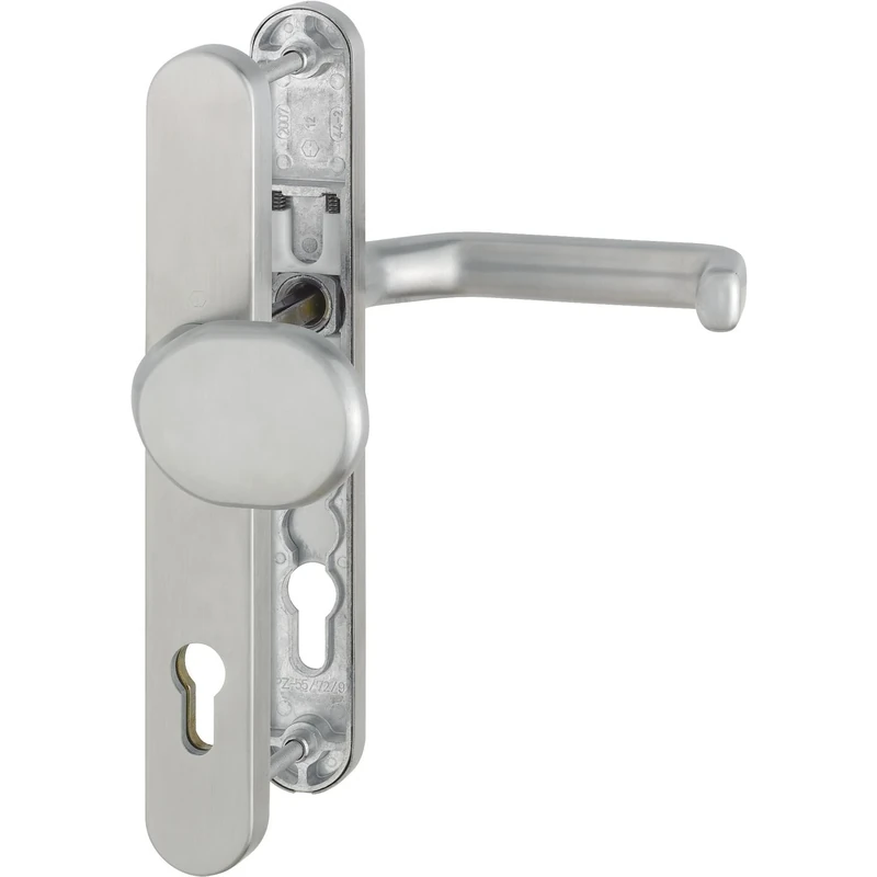 HOPPE Liverpool Door Set, 3091171, Stainless Steel, Matt, 35 x 249 x 12 mm