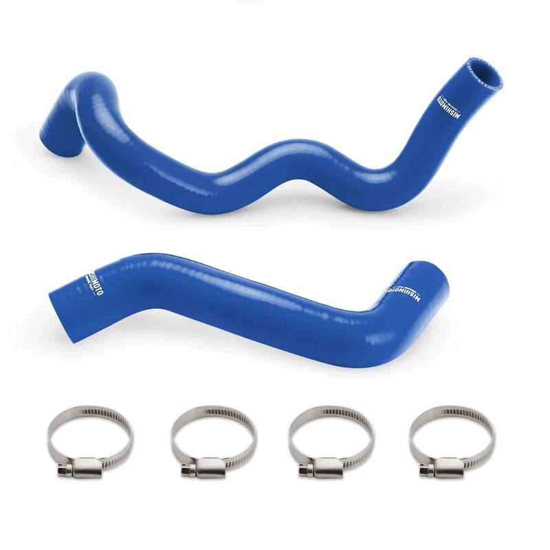 Mishimoto MMHOSE-RS-16NB Silicone Radiator Hoses, Compatible With 2016+ Ford Focus RS Nitrous Blue