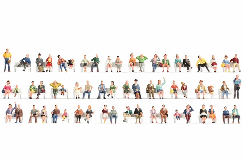 Noch Mega Economy Figures Set “Sitting People”