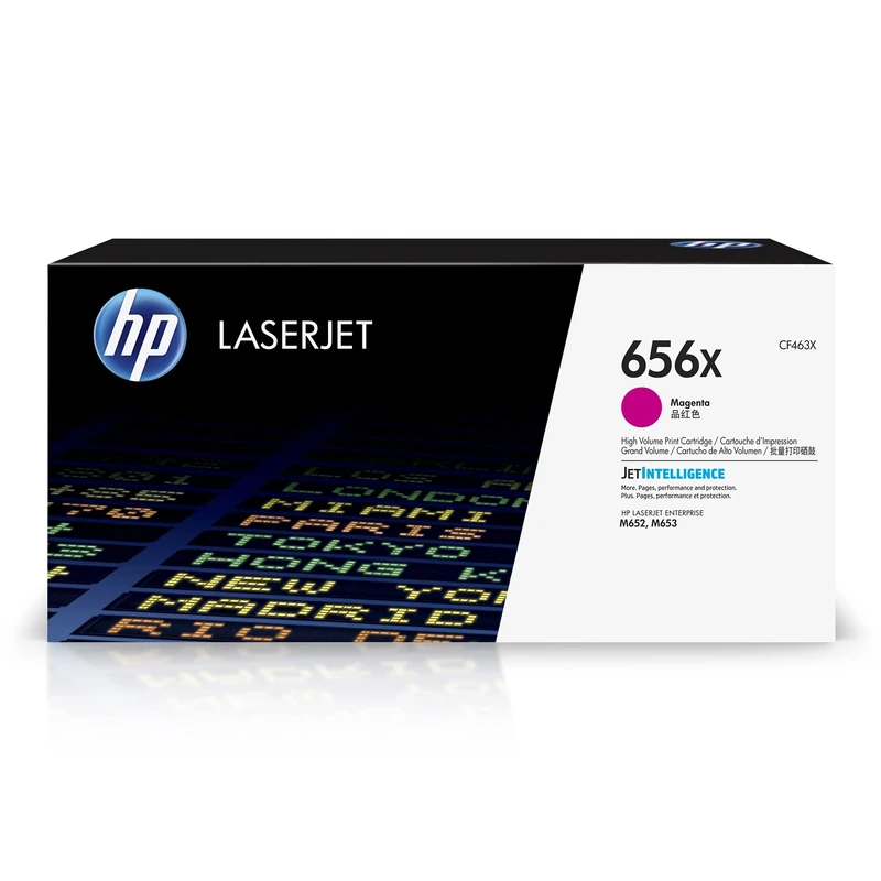 HP CF463X 656X High Yield Original LaserJet Toner Cartridge - Magenta
