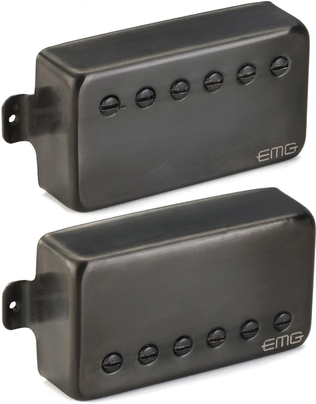 EMG MF Marty Friedman Pickup Set, Brushed Black Chrome