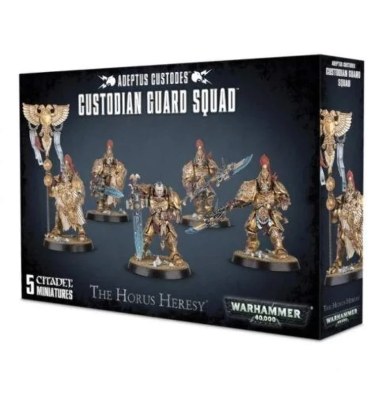 Games Workshop 99120108006 "Adeptus Custodes Custodian Guard Miniature Game,Black - Image 1